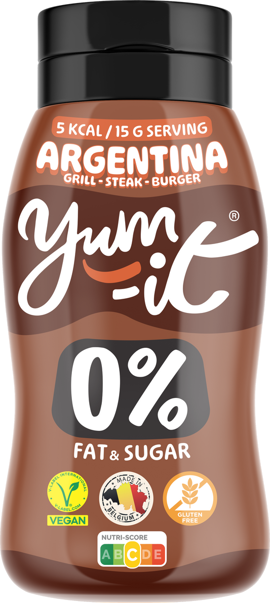 Yum-It Baltasar Argentina sauce and flavoring in a 300g jar, featuring vibrant packaging and label design.