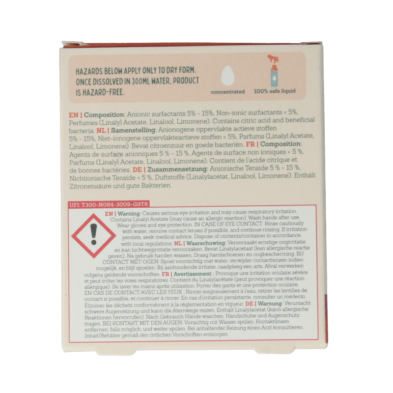 Yokuu badkamerreiniger refill pack with two bottles, cleaning supplies for bathroom cleaning, featuring brand logo and product labels.