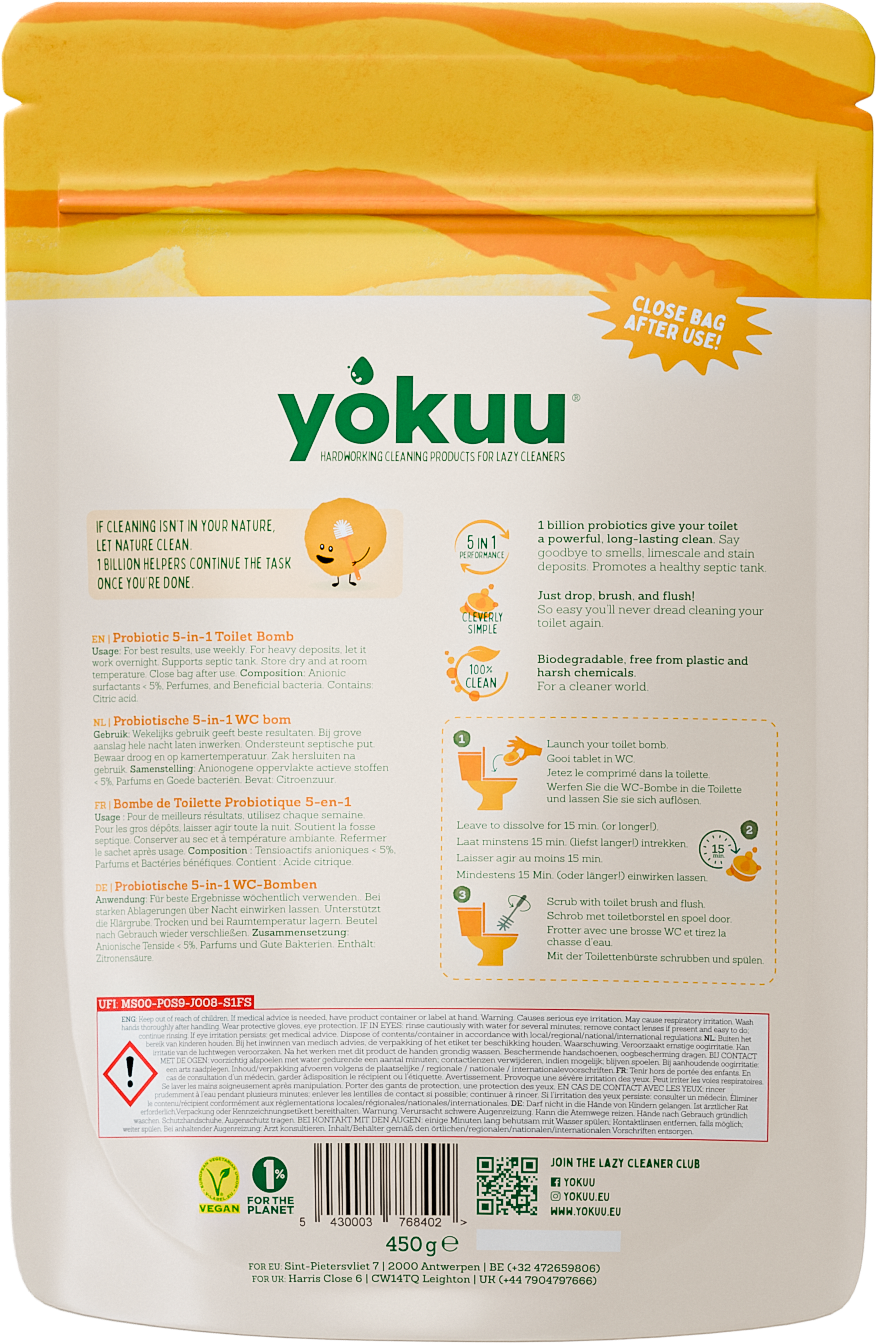 Yokuu Toilet bomb fresh breeze 30.00 Tabletten