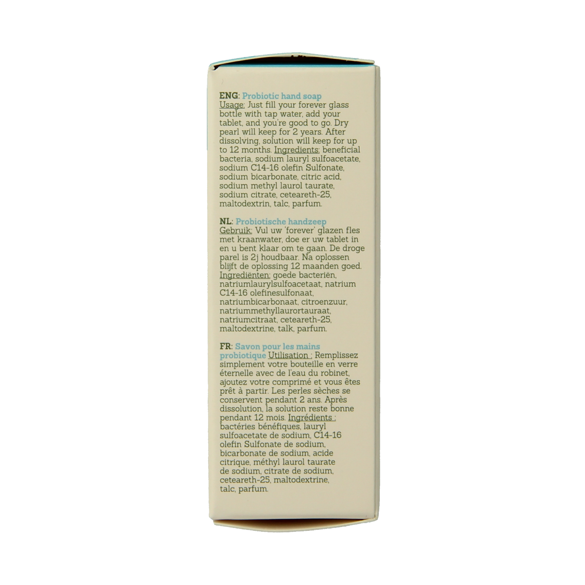 Yokuu thyme and sea salt hand soap refill pack with two 2.00 Stuks, featuring natural ingredients and eco-friendly packaging.