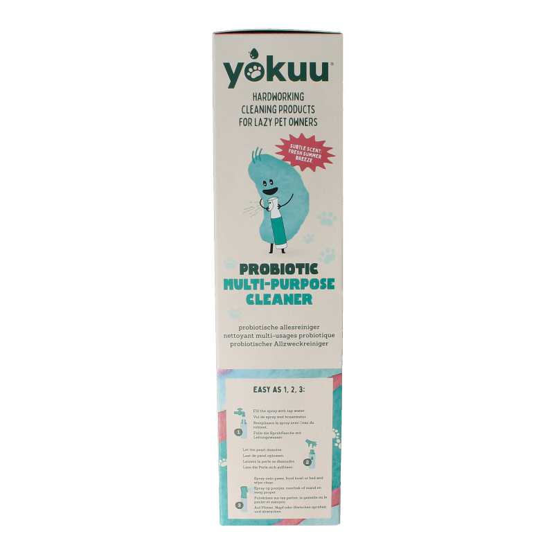 Yokuu Probio allesreiniger voor huisdieren startset with cleaning spray and accessories for pet-friendly home cleaning
