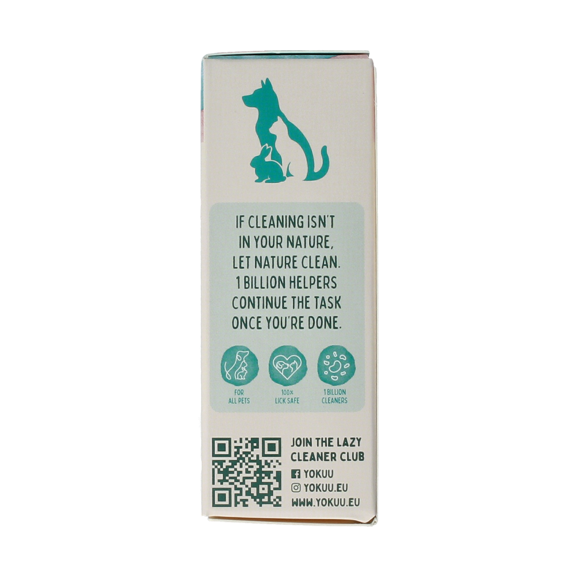 Yokuu Probio allesreiniger voor huisdieren refill pack with two bottles, cleaning spray for pet-friendly home cleaning.