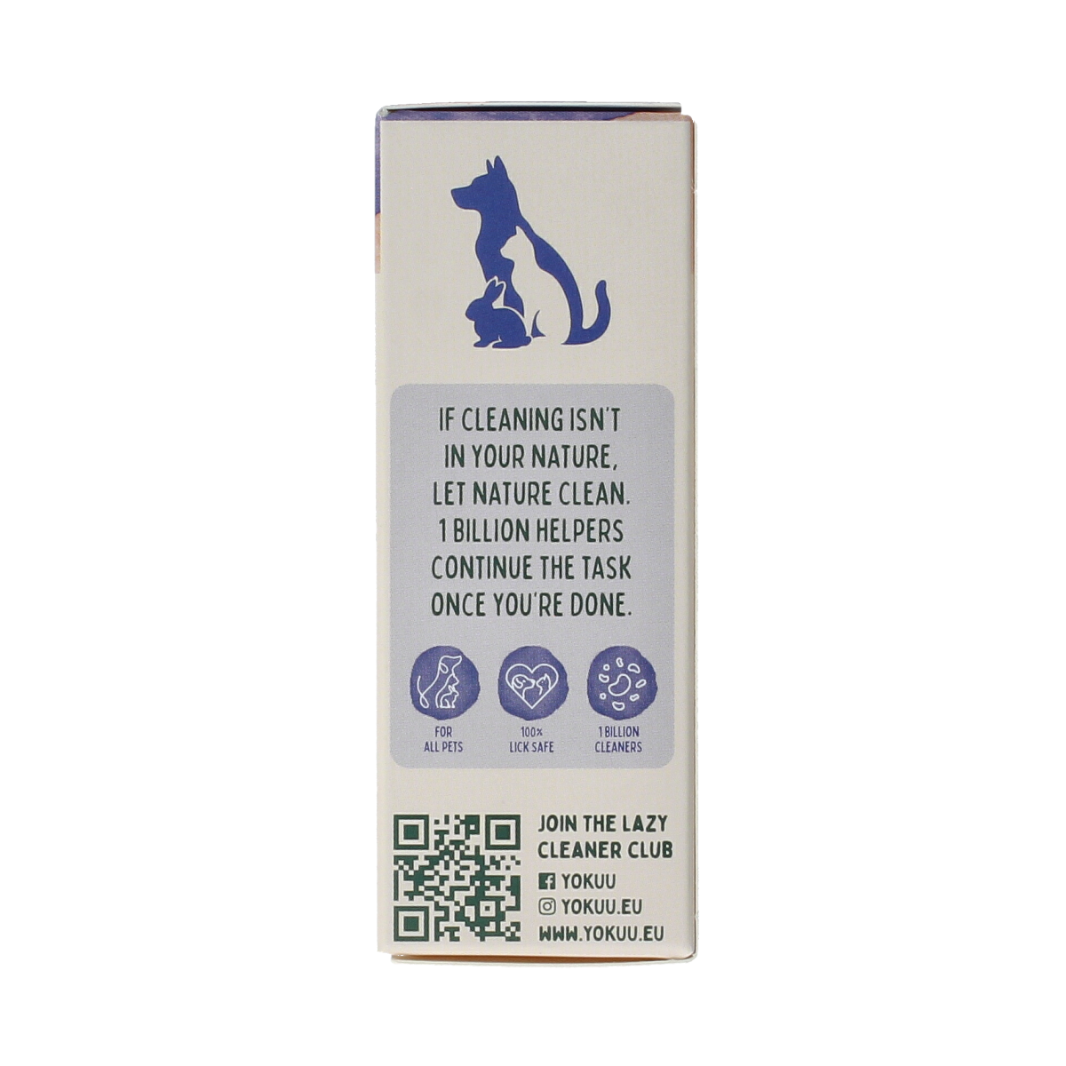 Yokuu Probio vlek en geurverwijderaar huisdieren refill pack with 2 bottles, pet stain and odor remover for effective cleaning.