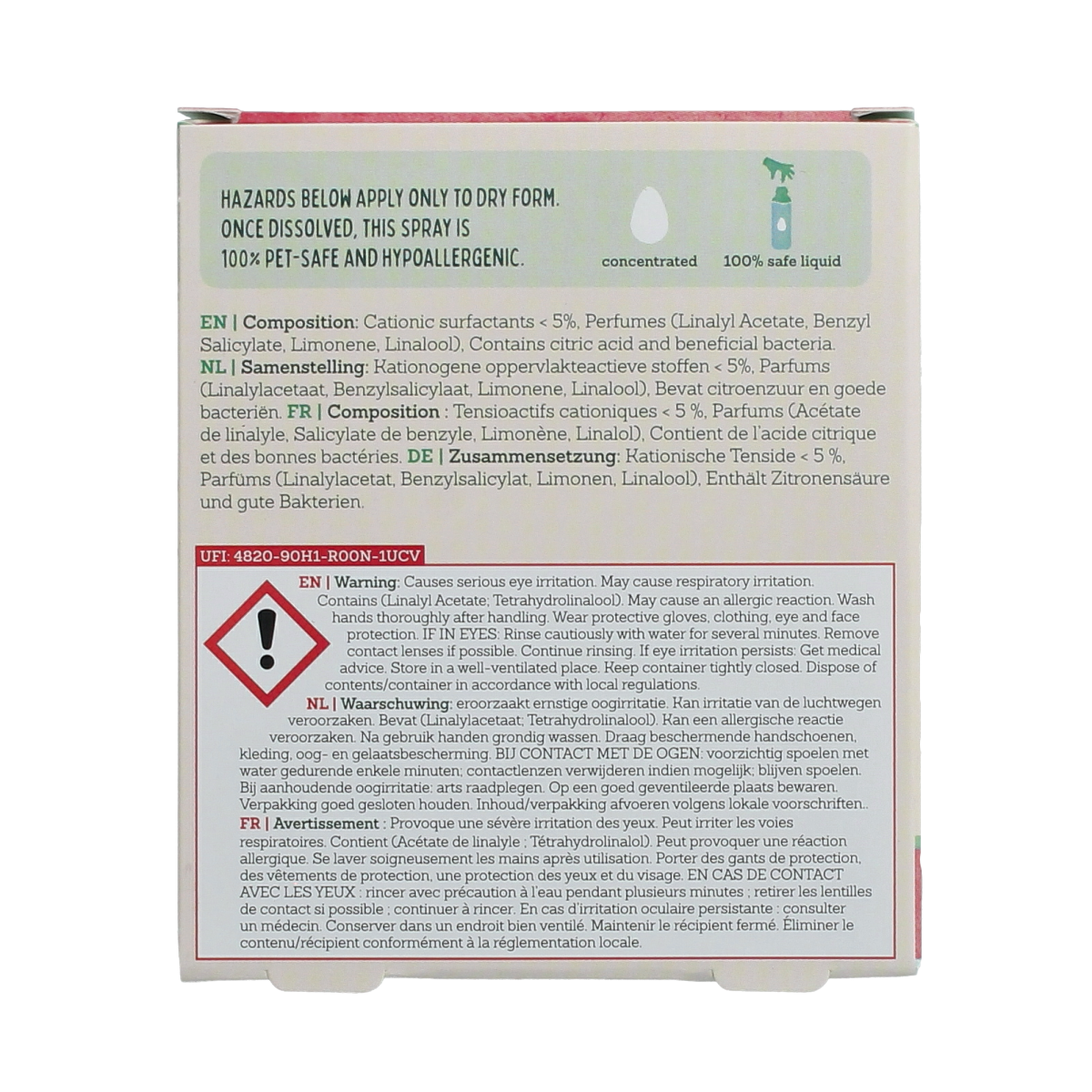 Yokuu Probio huisdierverfrisser refill pack with 2 units, pet care product for freshening up animals and their environment.