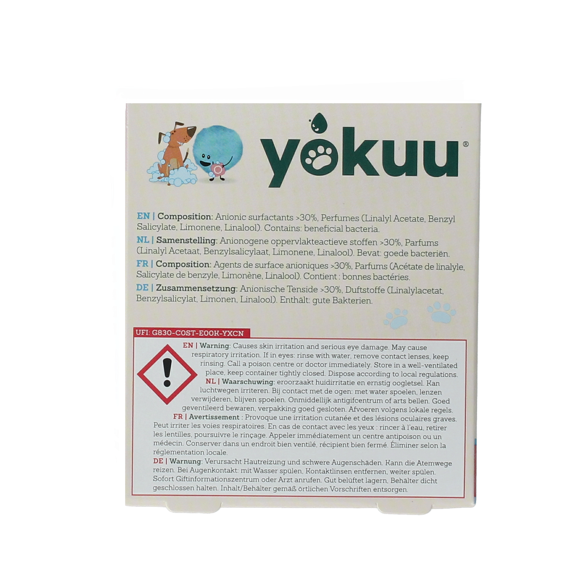 Yokuu Probio shampoo and conditioner refill for pets, 2-pack, gentle animal care products for healthy furry friends.