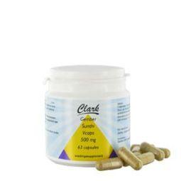 Clark Gember Sunthi 500mg herbal capsules, 63-count, natural herbal supplement with ginger and turmeric in softgel form.