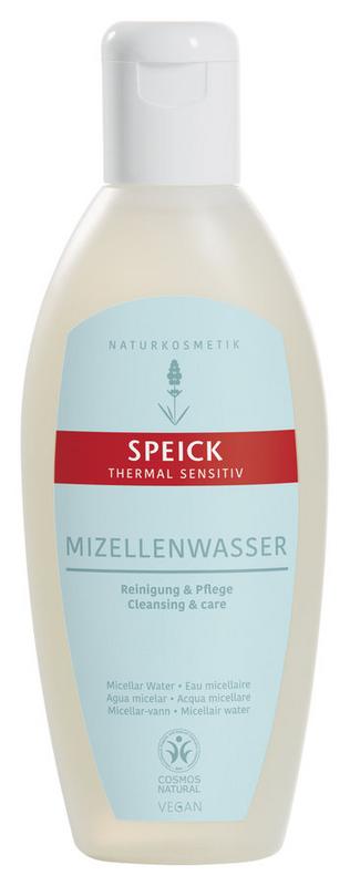 Speick Thermal Sensitive Micellar Water for face, 200ml, gentle skincare product with natural ingredients for sensitive skin.