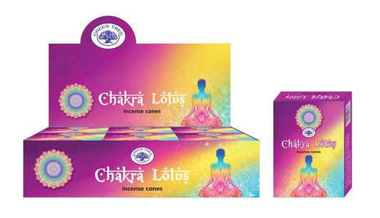 Green Tree Kegelwierook chakra lotus 10.00 Stuks
