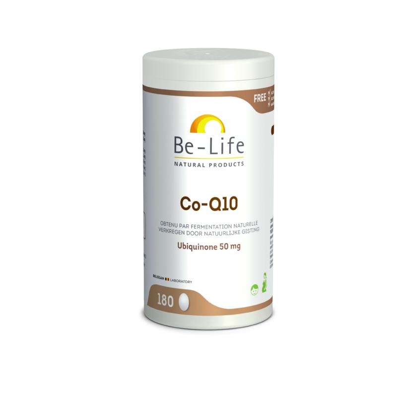 Be-Life Co-Q10 50 mg capsules, dietary supplement with 180 softgel capsules for heart health and energy support