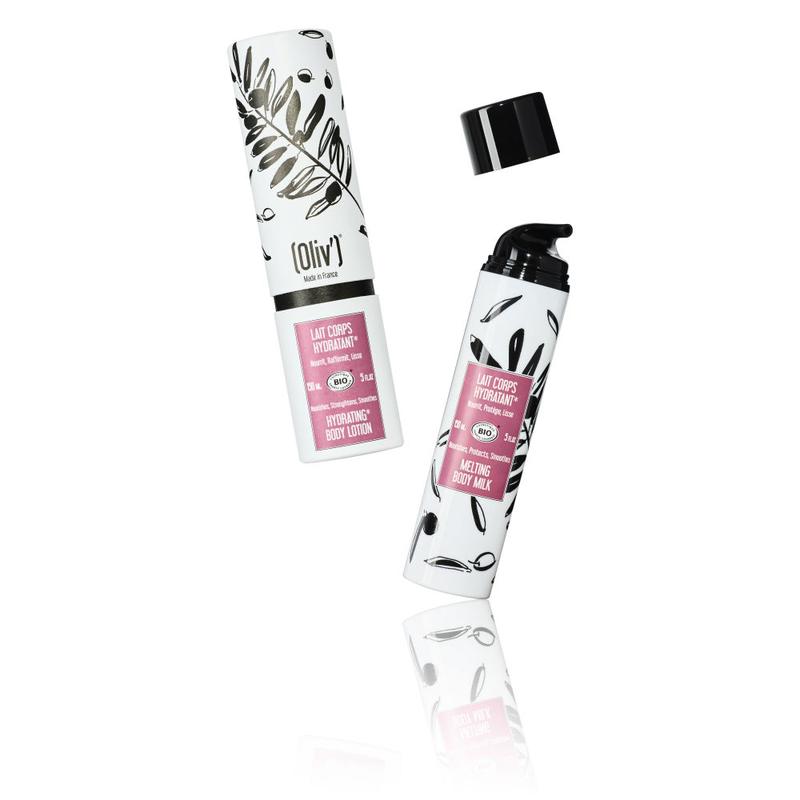 Oliv Bio hydraterende bodylotion in 150ml tube, smooth texture and natural ingredients for nourishing skin.