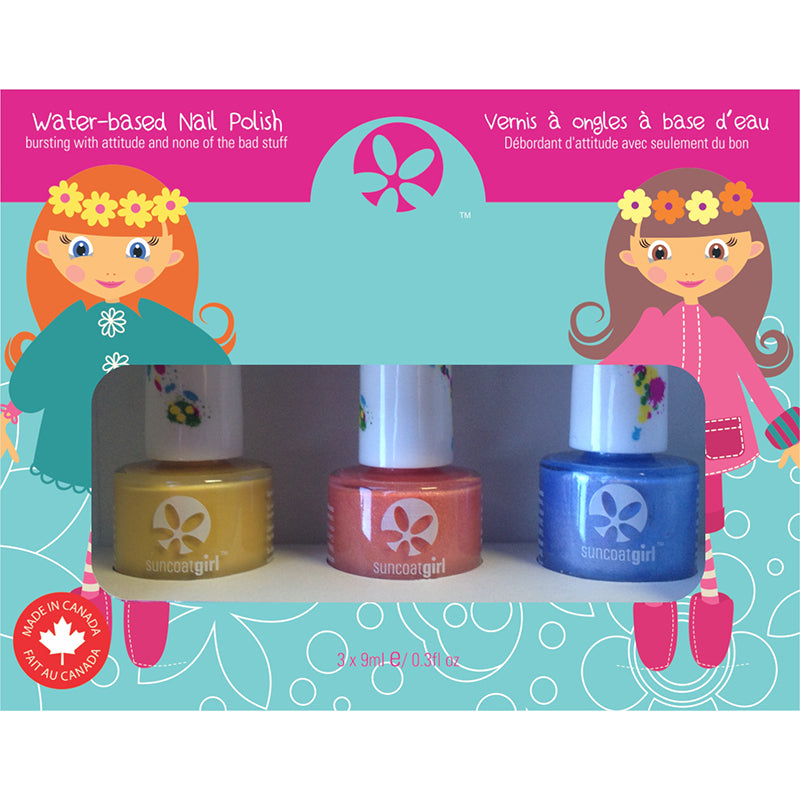 Suncoat Girl Nagellak Egg-spiration non-toxic nail polish set for kids, featuring colorful and playful nail colors in a 1.00 oz package.