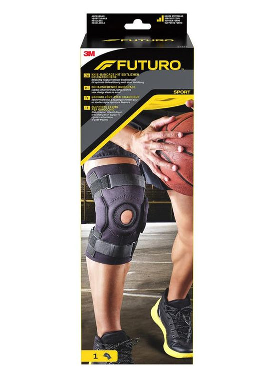 Futuro Sport knee brace 48579, adjustable brace for knee support, shown on a white background.
