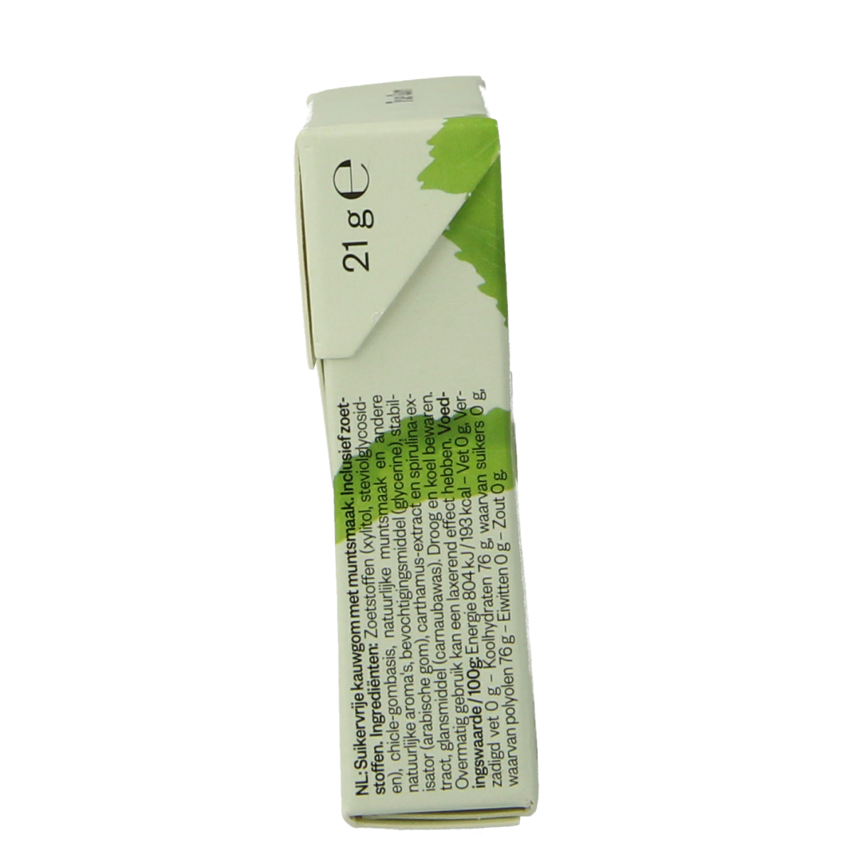 True Gum Mint sugar-free candy in 21g package, featuring fresh mint flavor and colorful packaging.