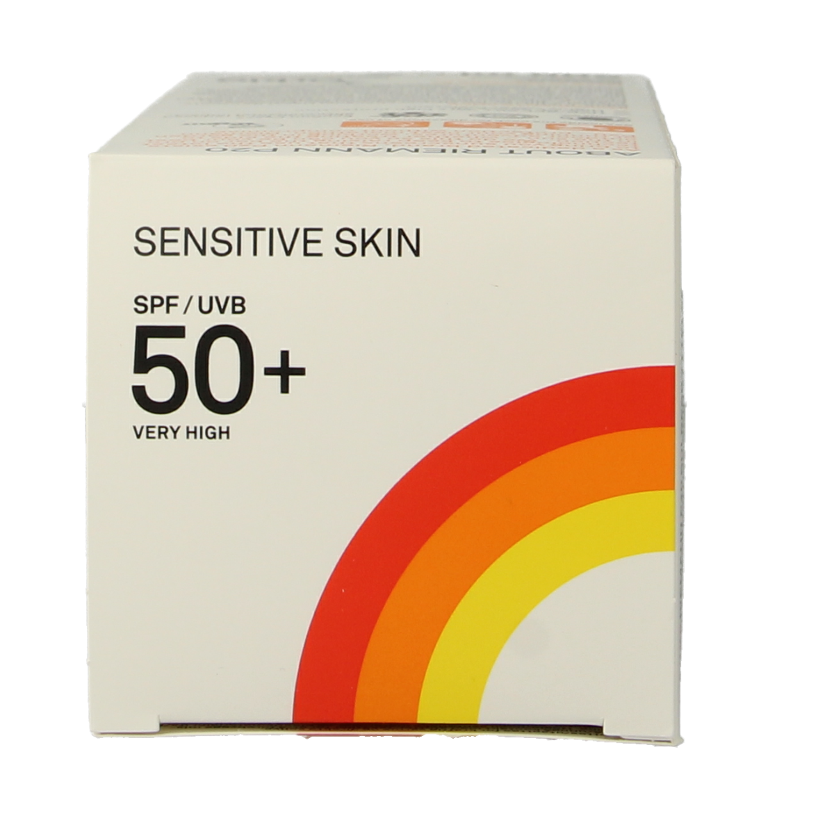 P20 Sensitive SPF50+ sun lotion in 200ml bottle, gentle sunscreen for sensitive skin, with broad-spectrum UV protection.