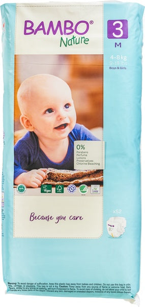 Bambo Babyluier midi 3 4-8kg 52.00 Stuks
