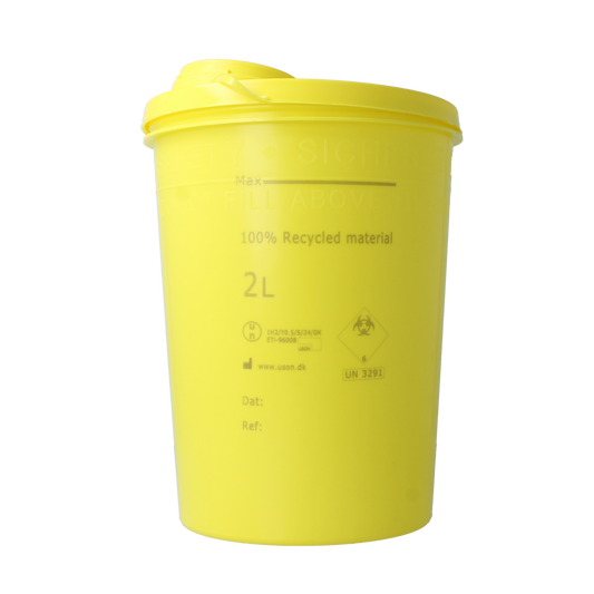 Blockland Naalden container large geel 2.00 Liter