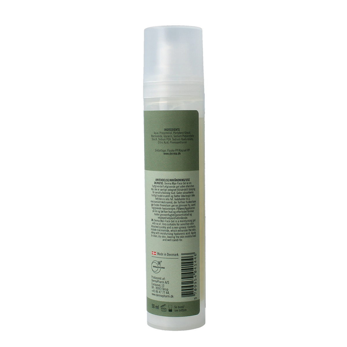 Derma Man face gel 50.00 Milliliter