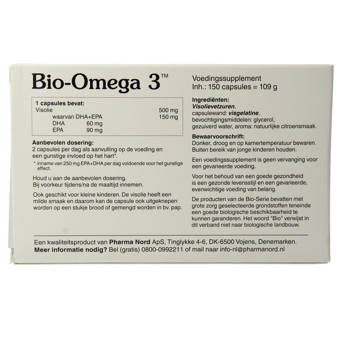 Pharma Nord Bio Omega 3 fish oil capsules showing a bottle of Vetzuren omega-3 supplements with capsules inside