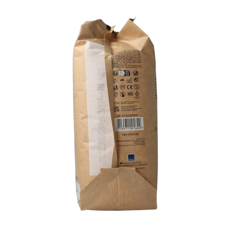 Bambo Babyluiers maat 5, 12-18kg, pack of 22 disposable diapers for babies, with soft, absorbent material.