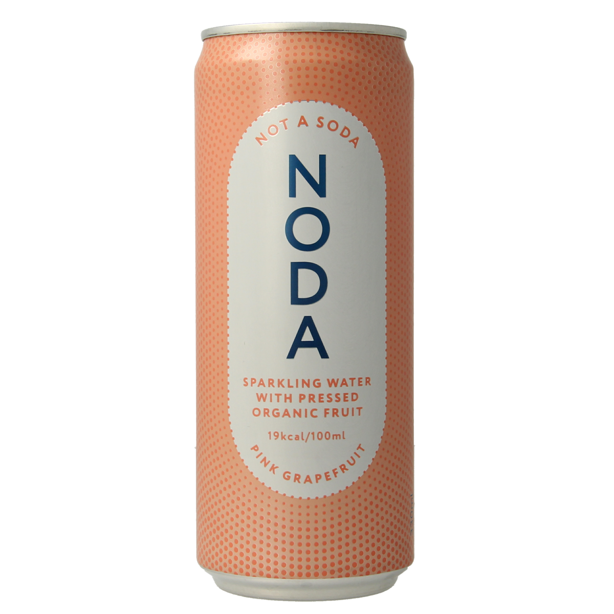 NODA Pink Grapefruit Bio juice in a 330ml bottle, showcasing the vibrant pink color and fresh fruit label.