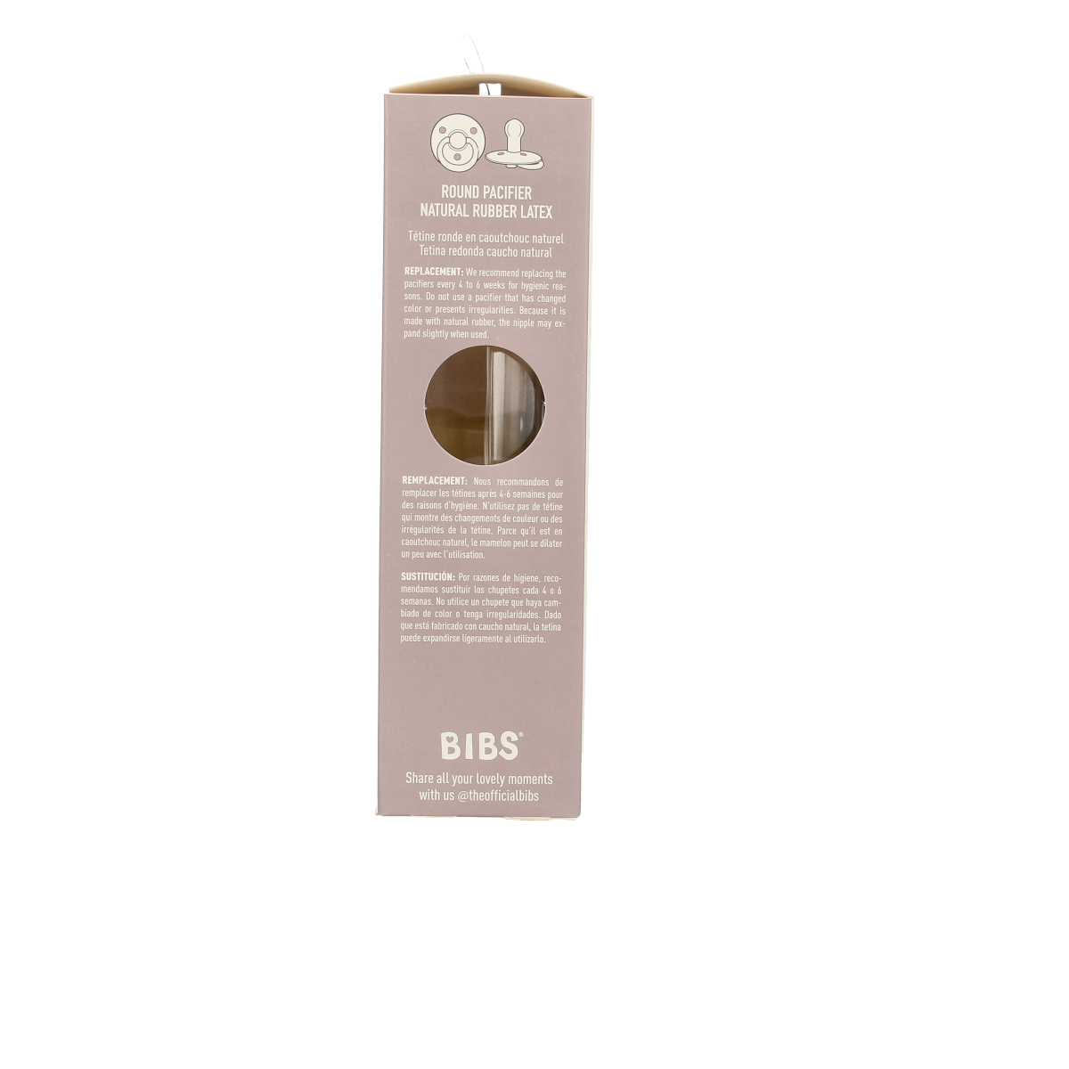 Bibs Fopspeen maat 2 deep space and petrol, 2-pack, soft silicone baby pacifiers in a natural setting
