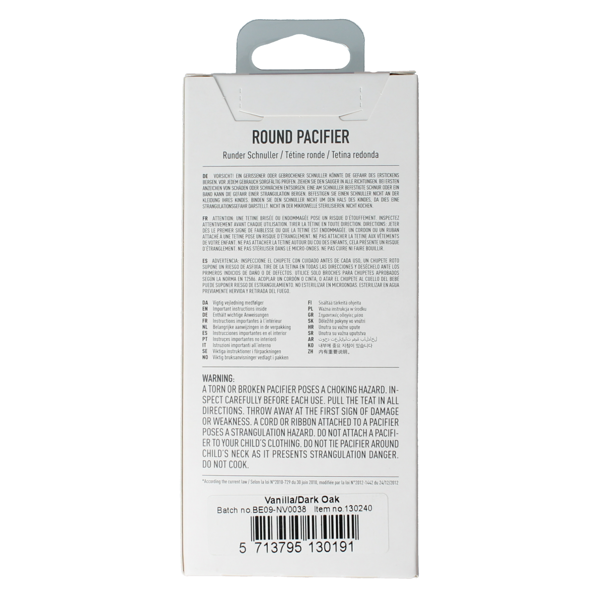 Bibs Fopspeen maat 3 vanilla and dark oak in a 2-pack, designed for baby bottles and pacifiers, brand Bibs.
