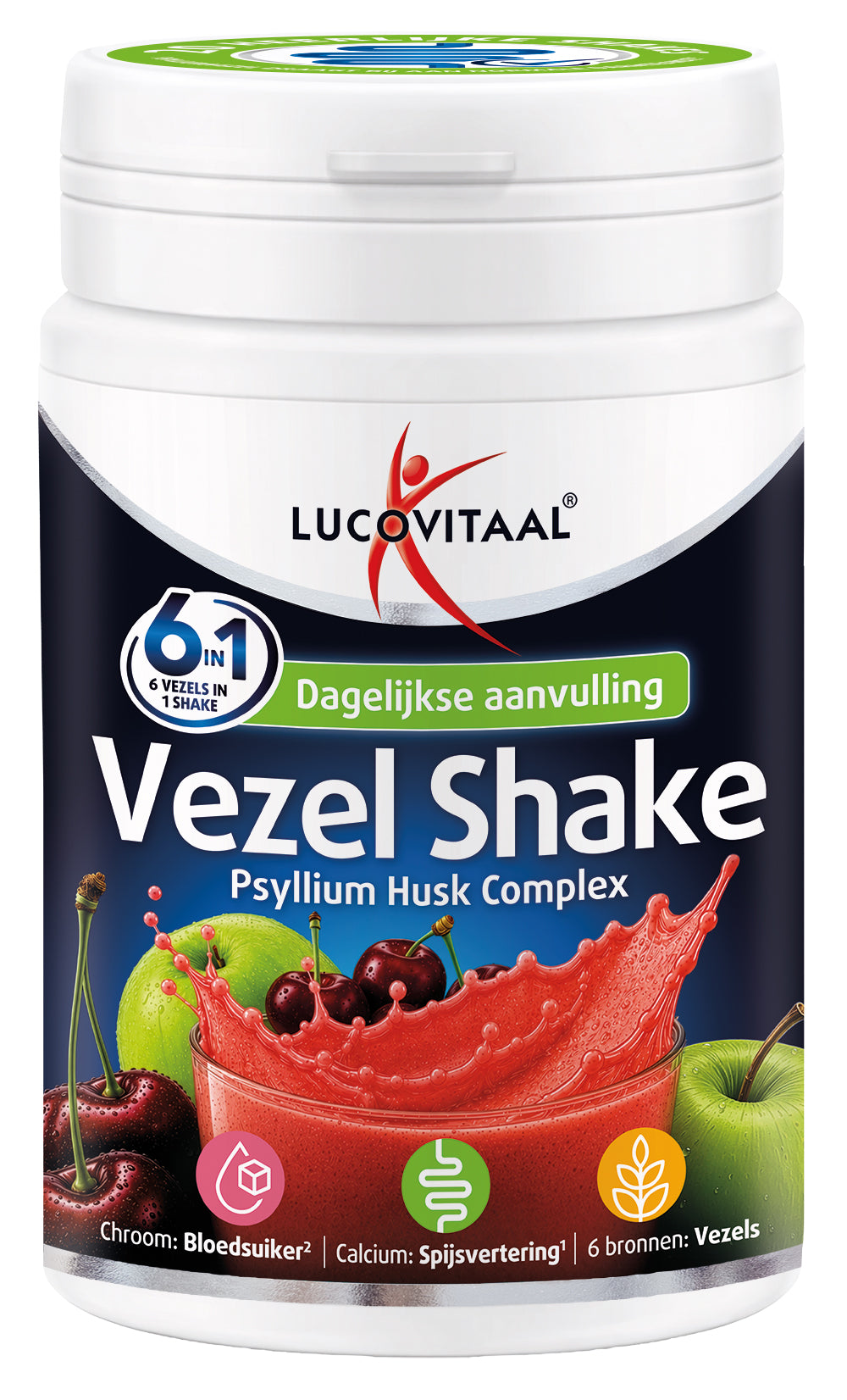 Lucovitaal Vezel Shake 6-in-1 100.00 Gram