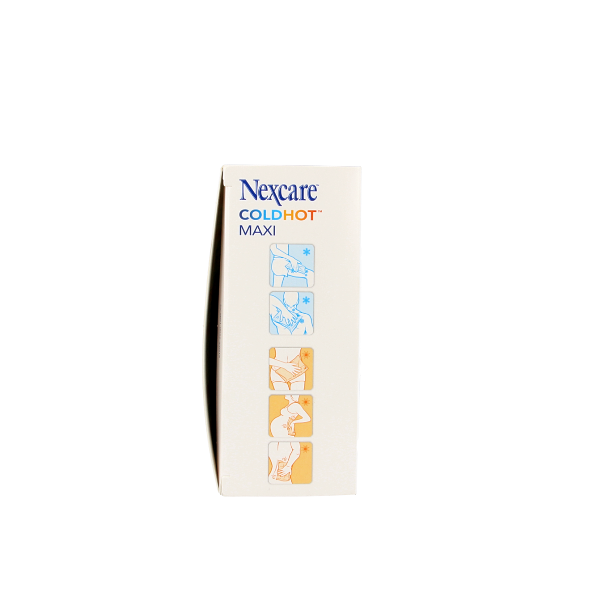 Nexcare Cold hot pack maxi 300x195mm with cover, used for cold and hot compress therapy, shown in the image.