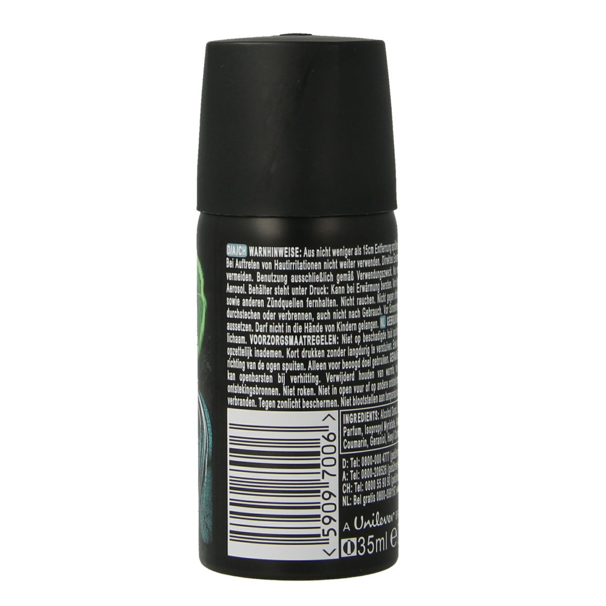 AXE Aqua Bergamot deodorant bodyspray in 35ml bottle, a refreshing body fragrance for daily use.