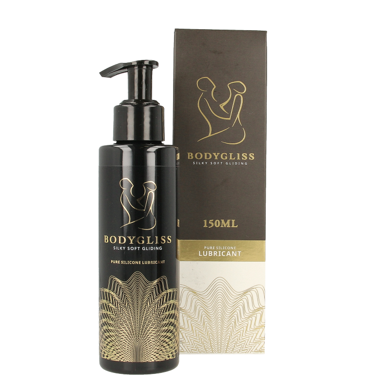 Bodygliss Silky Soft Gliding lubricant bottle, 150ml, featuring smooth, silky texture for enhanced comfort and glide.