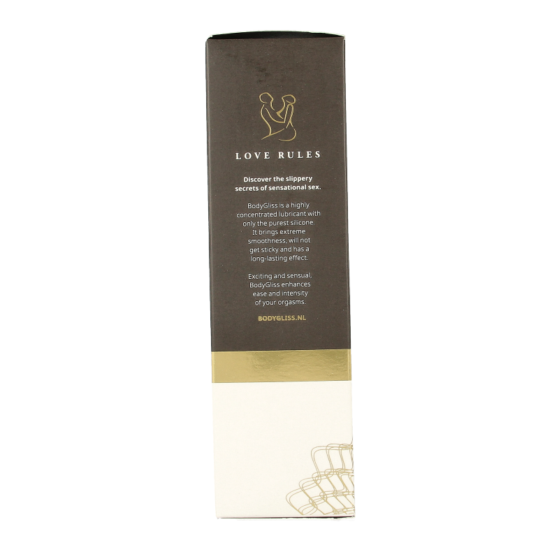 Bodygliss silky soft gliding lubricant in a 150ml bottle, smooth and lubricating for personal use.