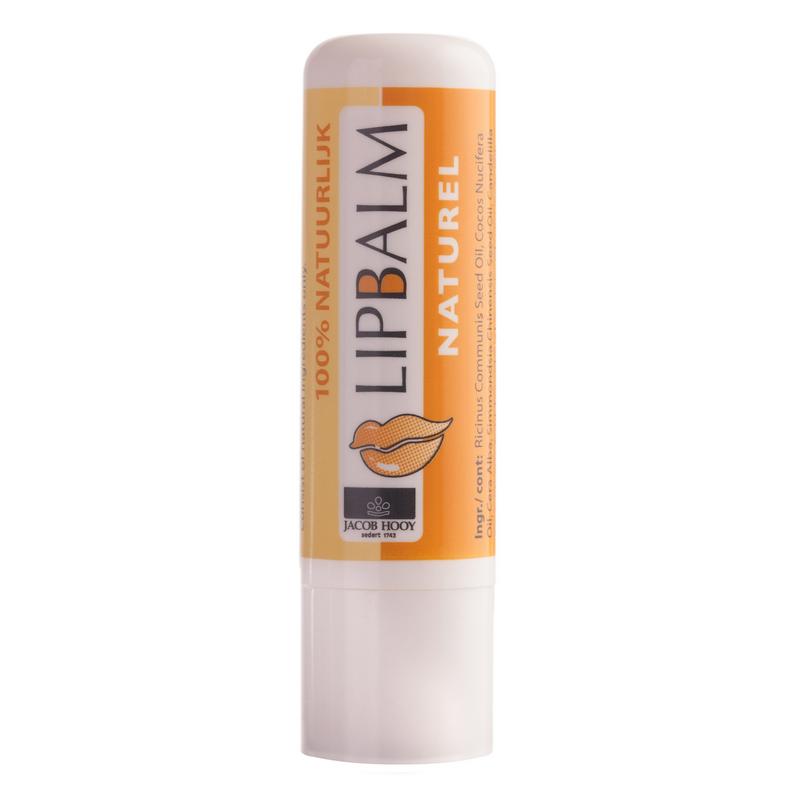 Jacob Hooy lip balm in a 1.00 oz tube, natural lip care product with a smooth applicator for moisturized lips.