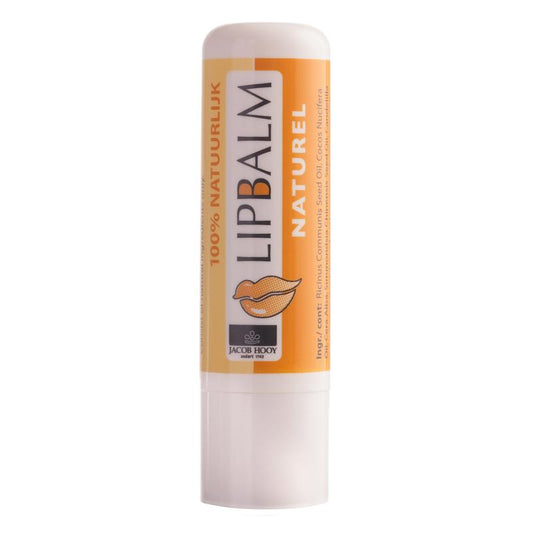 Jacob Hooy lip balm in a 1.00 oz tube, natural lip care product with a smooth applicator for moisturized lips.