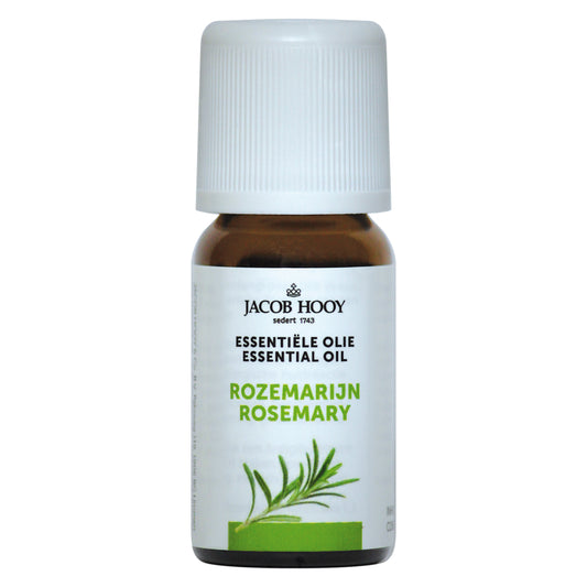 Jacob Hooy rosemary essential oil in a 10ml bottle, natural herbal oil from the Jacob Hooy etherische oliën collection.