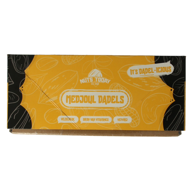 Nuts Today Medjoul dates in a 1000g package, premium quality, featuring plump, sweet Medjoul dates on a white background.