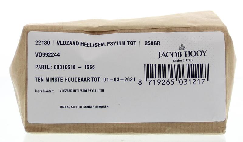 Jacob Hooy Vlozaad heel in 250g package, a herbal salt and spice mix, shown in a clear image with product packaging.