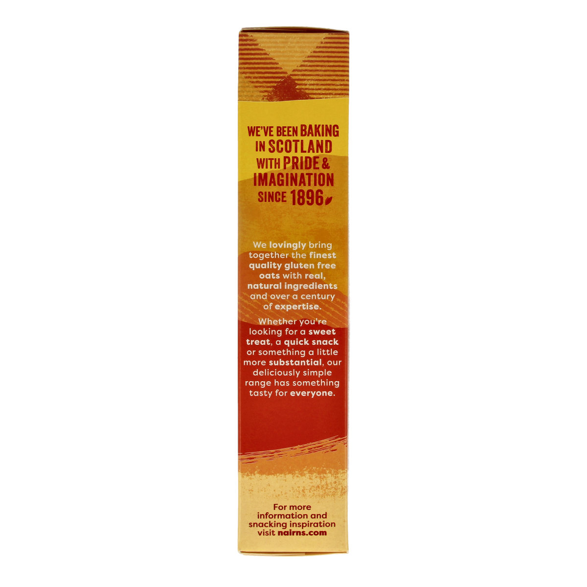 Nairns Ginger Biscuit Breaks, 160g, crunchy ginger-flavored oat cookies on a white background.