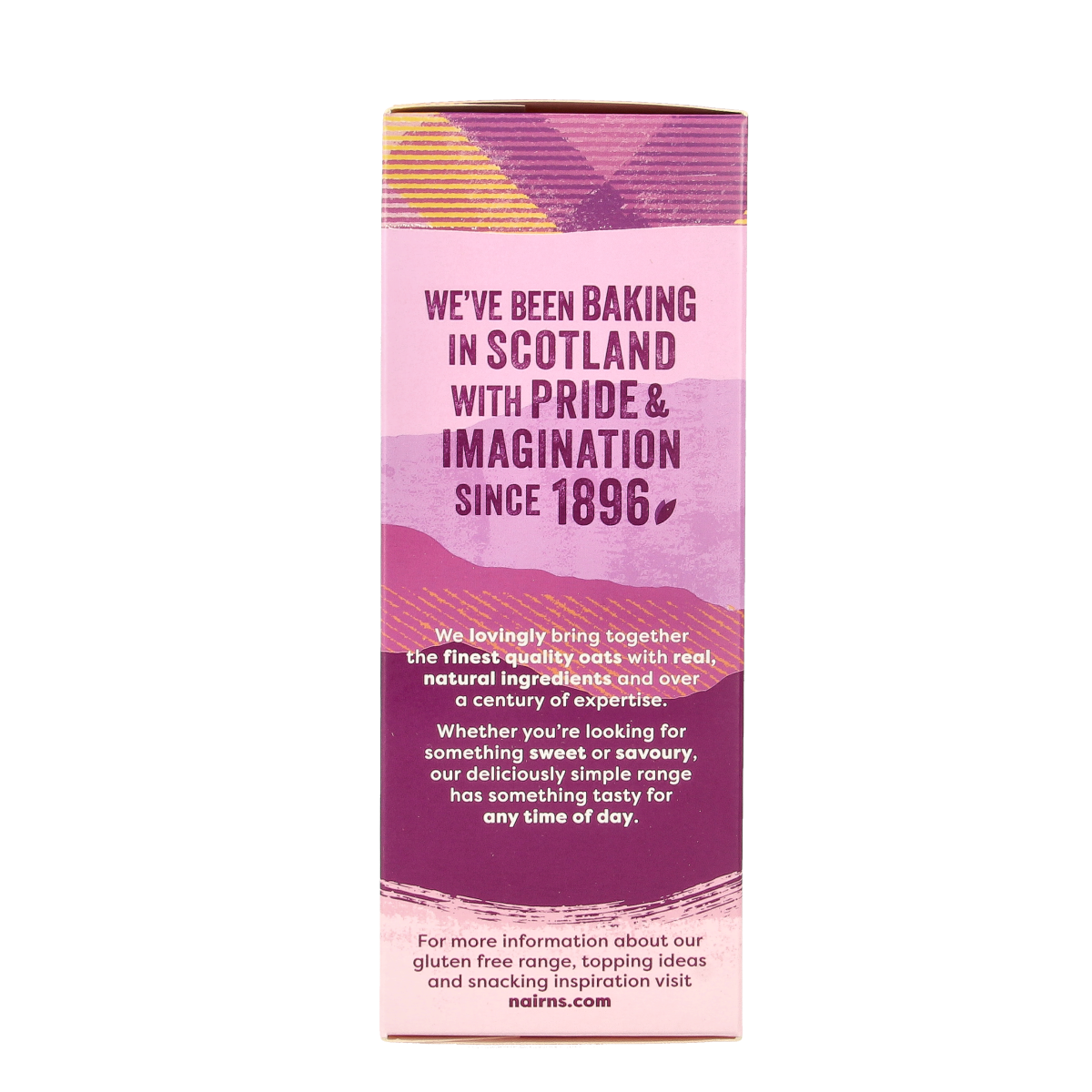 Nairns Super Seeded Oatcakes, 180g, raw superfood snack with mixed seeds and oats, in a clear package.