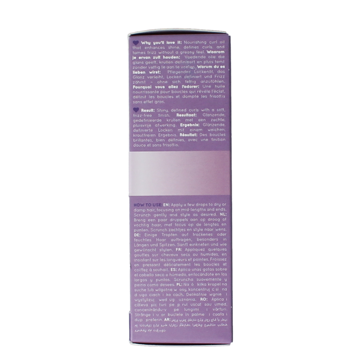 Steilish Nourishing Scrunching Oil in 30ml bottle, a hair care product for nourishing and styling hair.