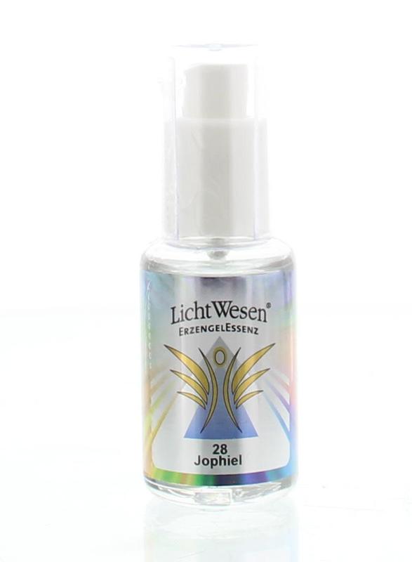 Lichtwesen Jophiel tinctuur bottle, 30ml, with label showing spiritual symbolism and brand name Lichtwesen.