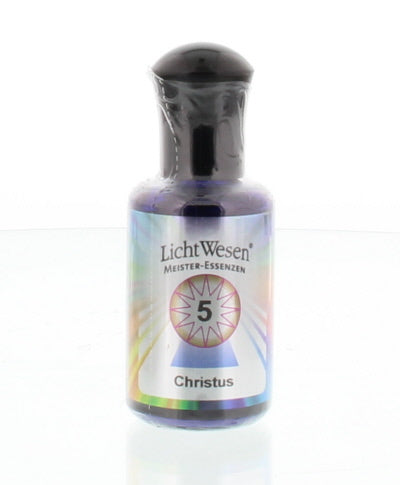 Lichtwesen Christus olie 5ml bottle with label, spiritual product for holistic and spiritual healing purposes.