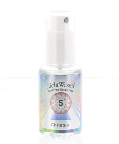 Lichtwesen Christus tinctuur 5ml bottle, spiritual tincture with religious symbolism, designed for spiritual practice and healing.