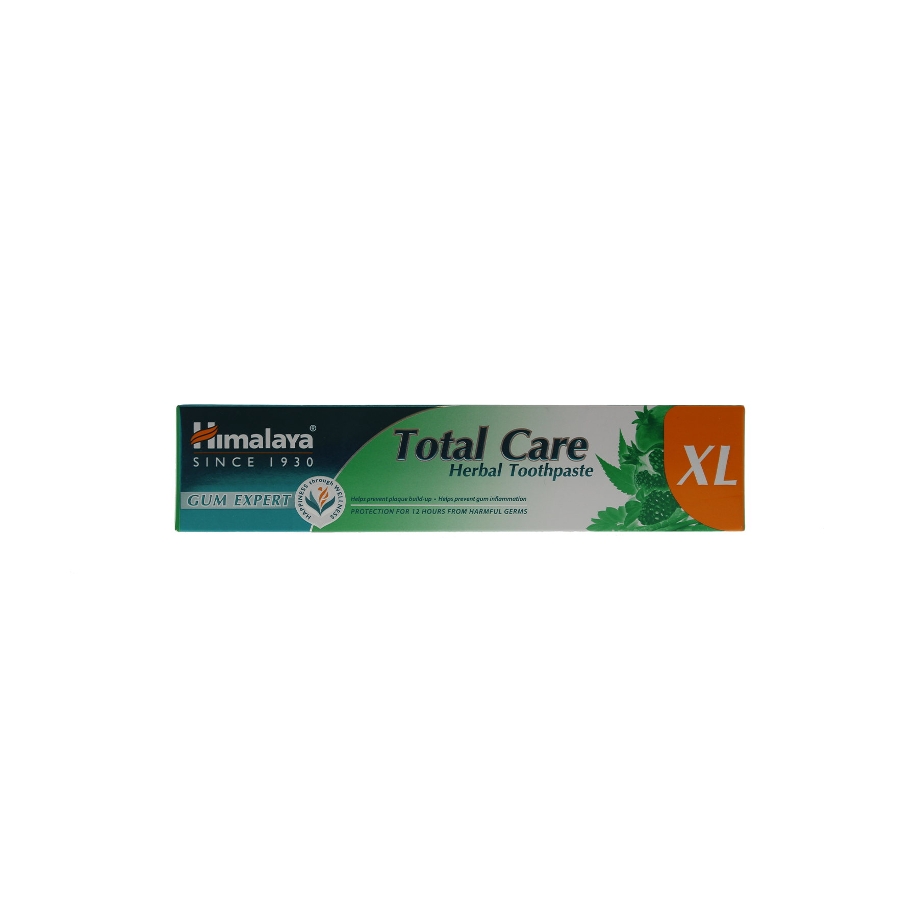 Himalaya Gum Expert Total Care XL toothpaste tube, 100ml, with herbal ingredients for gum health and oral care.