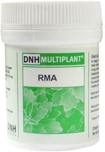 DNH RMA Multiplant herbal tablets in a bottle, natural herbal supplement from DNH for wellness.