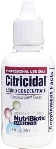 Cardio Vasc Res Citricidal herbal supplement in a 29.50ml bottle, part of Kruidenpreparaten collection, with natural citrus extract.