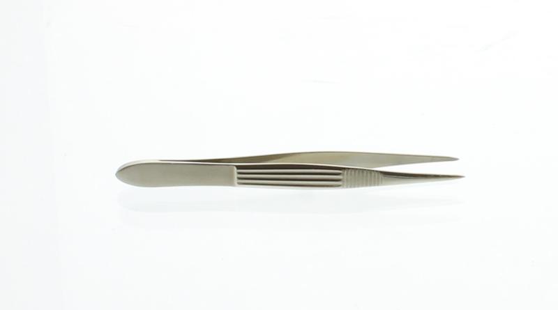 Malteser steel tweezer, 8cm long, model 5499/6, for precision handling in steelware tasks, shown in image.