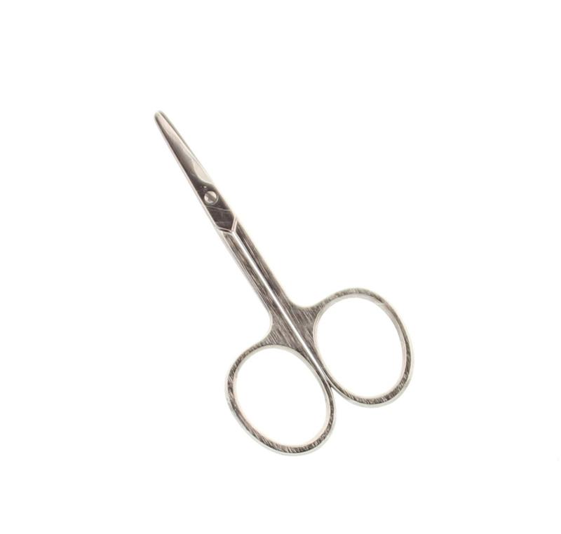 Malteser baby nail scissors, curved 7.5cm, for gentle toenail and fingernail grooming for infants and toddlers.