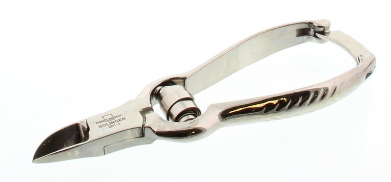 Malteser Nageltang met veer, 11.5cm, manicure en pedicure instrument voor nagelverzorging, met metalen veer voor precisie.
