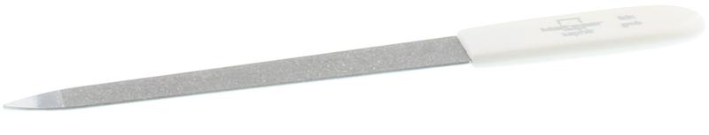 Malteser Saffiervijl 12.5cm manicure and pedicure tool, professional nail file from Malteser with metal abrasive surface.