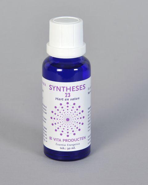 Vita Kruidenpreparaten Vita Syntheses 23 hart en vaten, 30ml bottle with herbal extract label and packaging.
